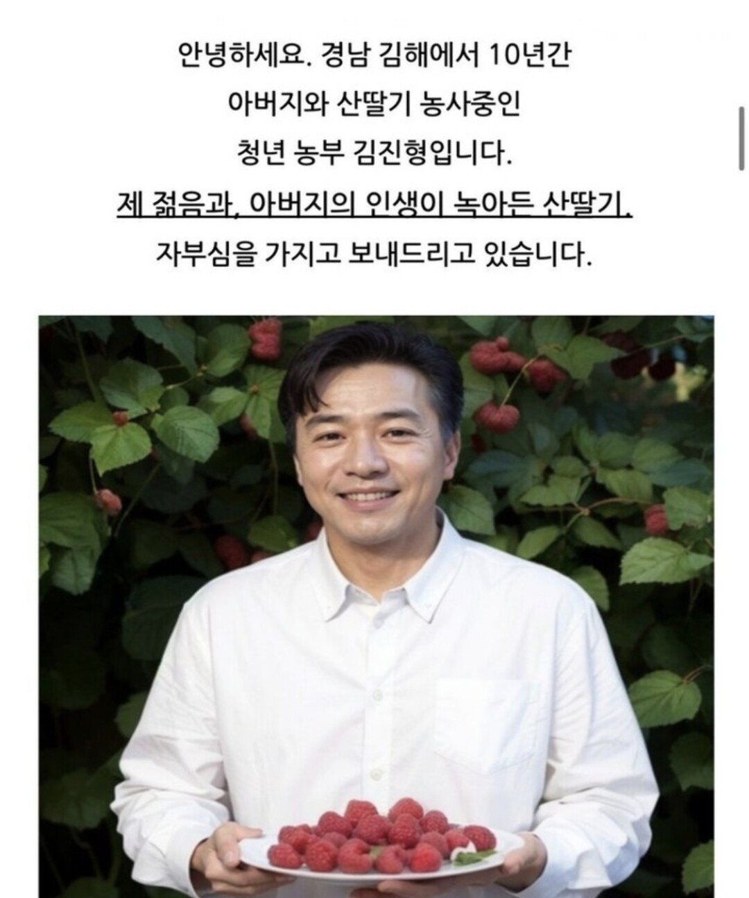 현재 ai 조작 논란중인 과일 쇼핑몰ㄷㄷ