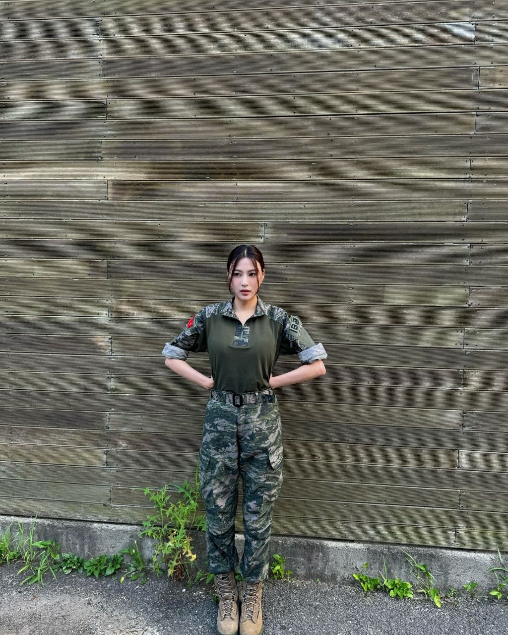군복 입은 에이핑크 오하영 잘생긴 미모