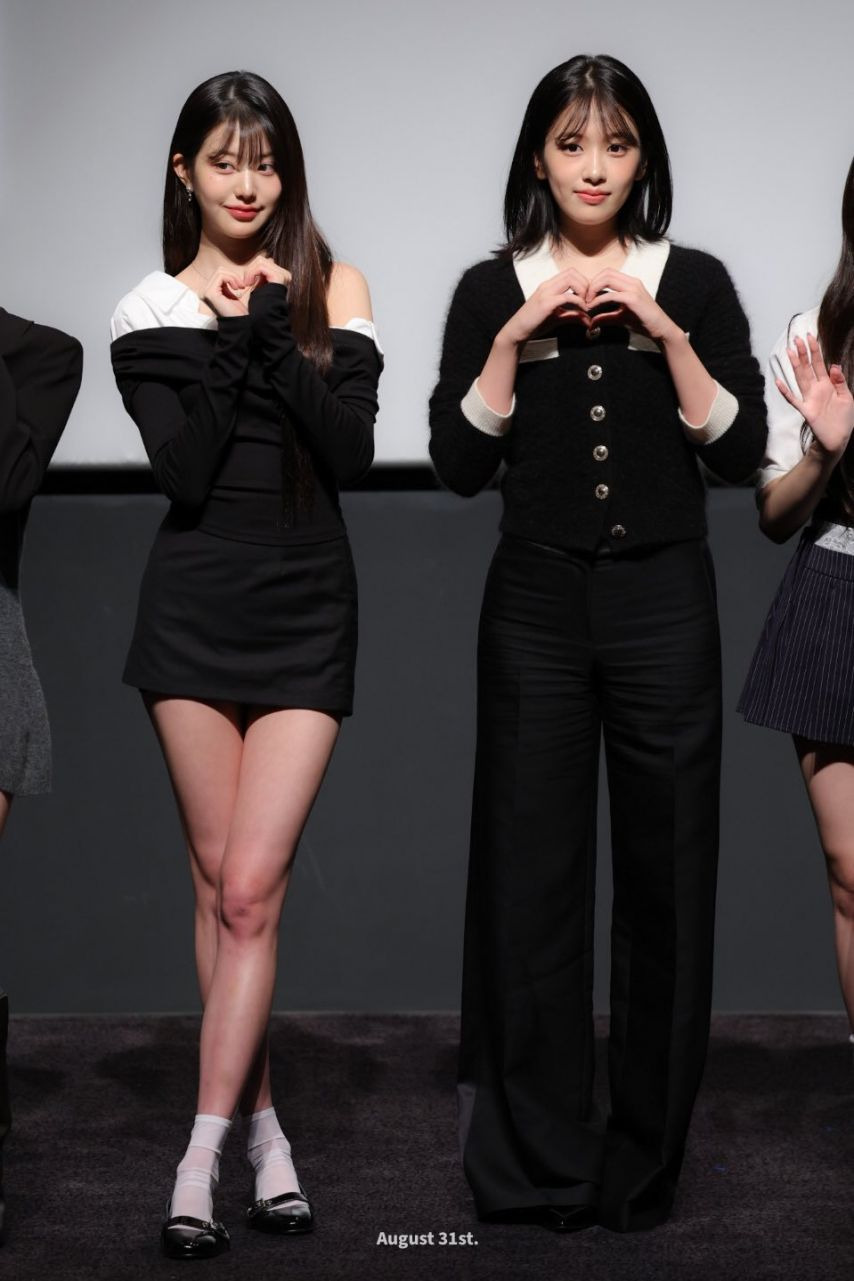 아이브 장원영 은근한 골반 + 허벅지가 드러나는 타이트한 검정원피스