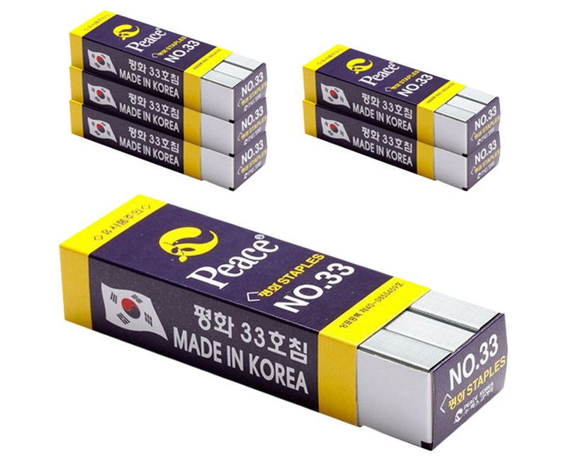 피스코리아 피스 스테플러 심, 33호침, 6개