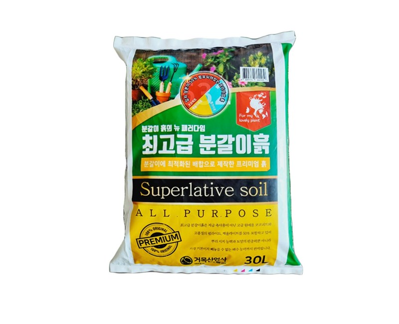 거목산업사 분갈이 흙 원예범용 끝판왕 배양토, 1개, 30L