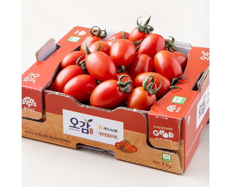 세도농협 GAP 인증 대추방울토마토, 1kg, 1박스