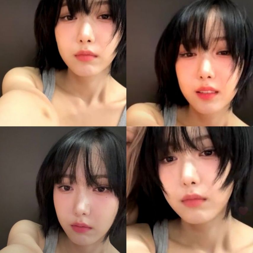 신비 VIVIZ비비지 단발레이어드