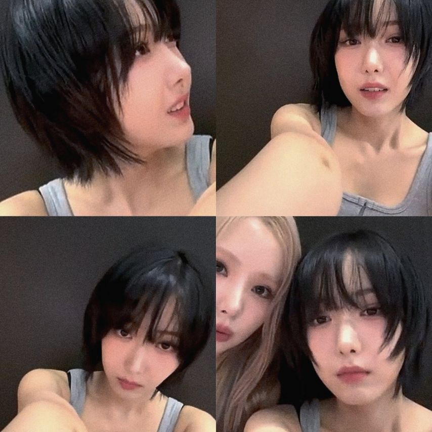 신비 VIVIZ비비지 단발레이어드