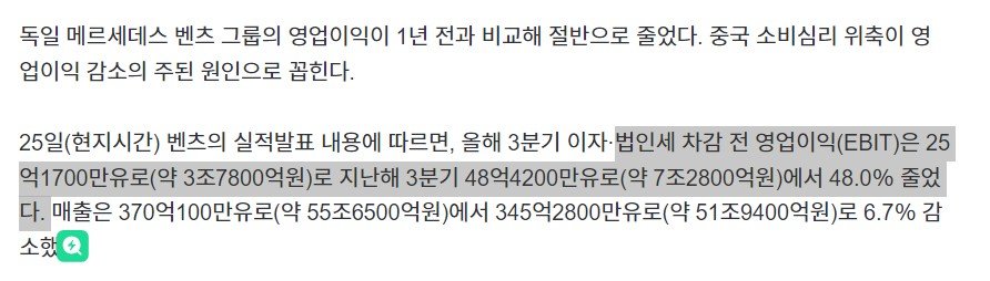 개박살 나고 있는 독일 자동차 산업 근황 ㄷㄷ