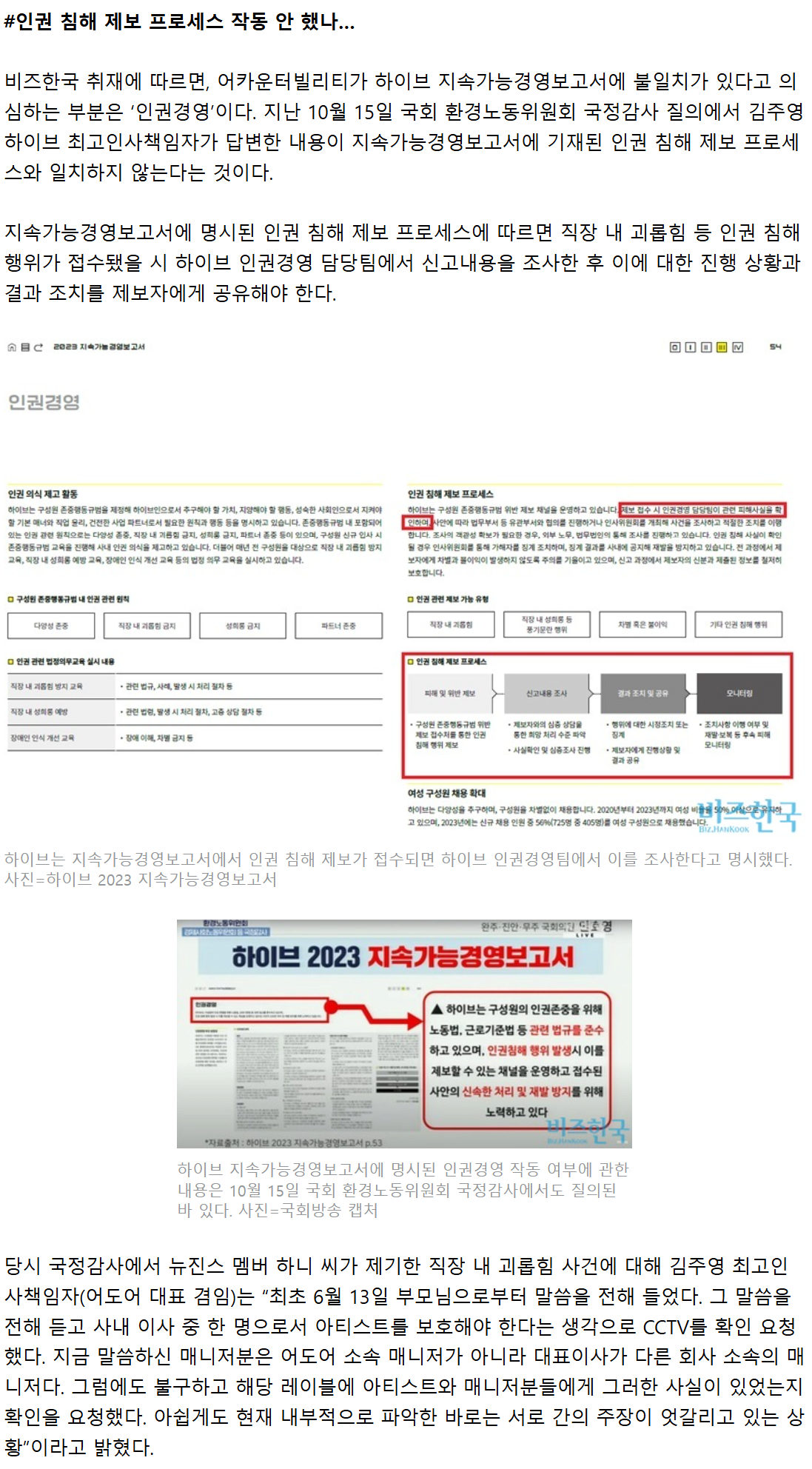 하이브 보고서, 국제기관이 재검증 착수
