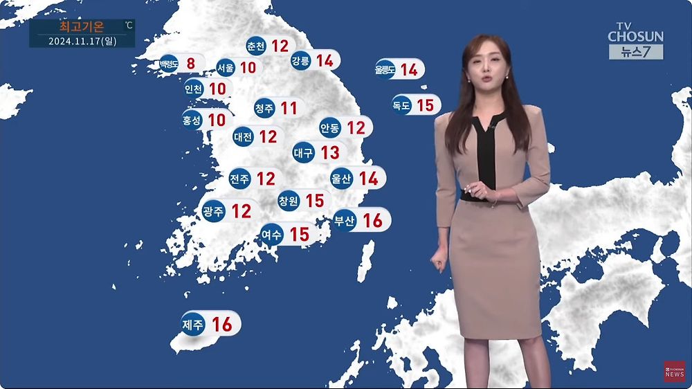 월요일부터 기온 뚝