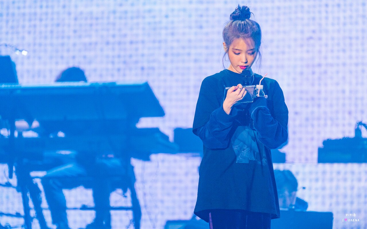 아이유 콘서트 사진