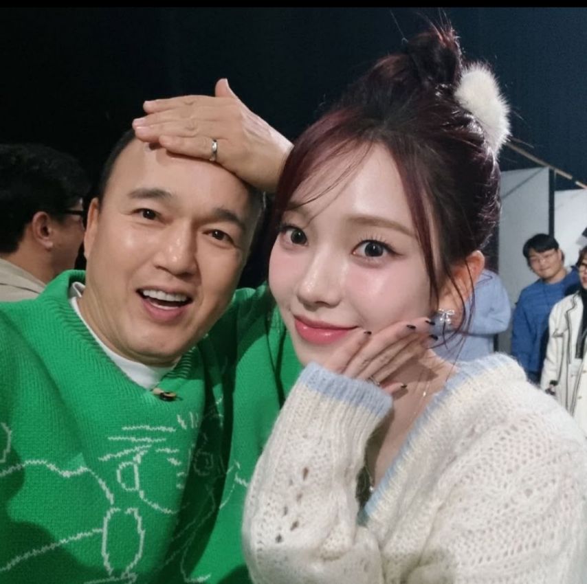 에스파 카리나와 배우 김광규