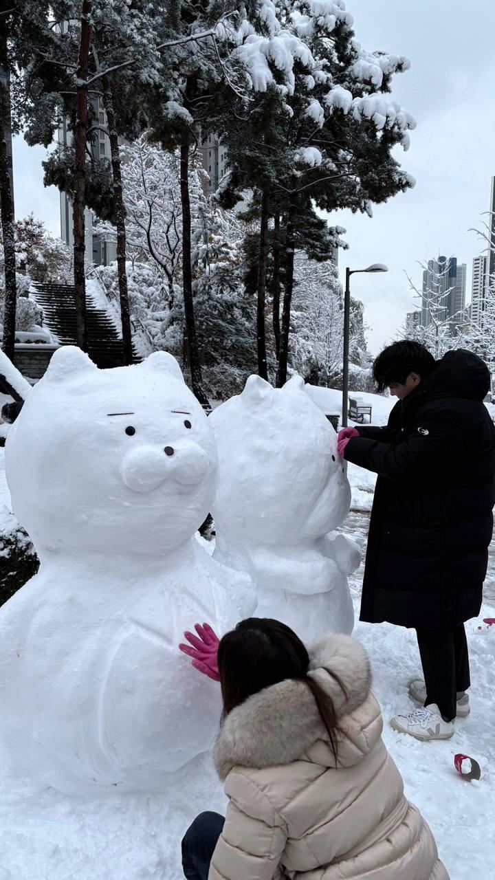 "진짜" 동탄 눈사람 근황