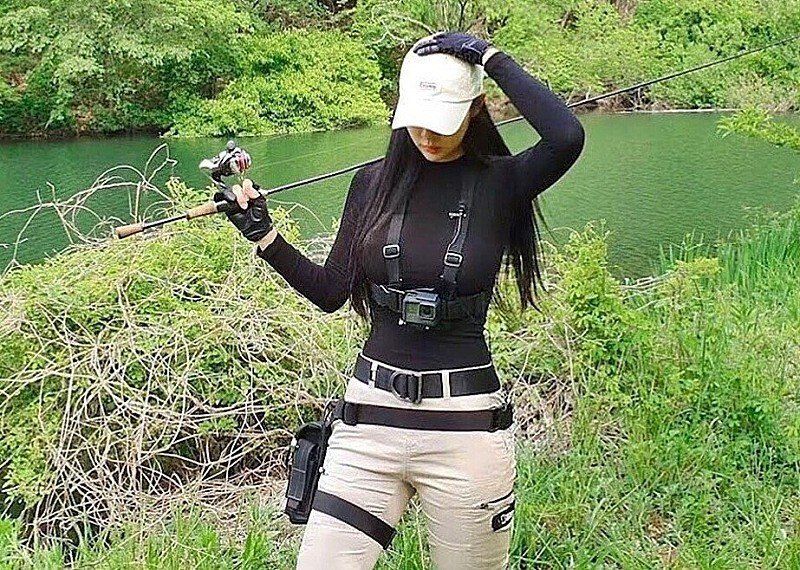 낚시 유투버 몸매 끝판왕 앵쩡