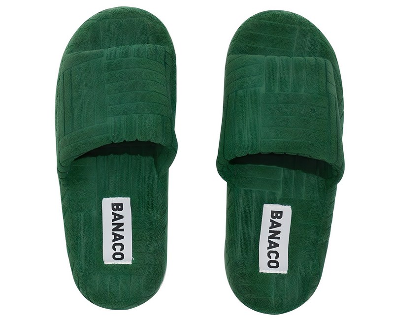 바나코 비비드 테리 룸 슬리퍼, Green, 1세트