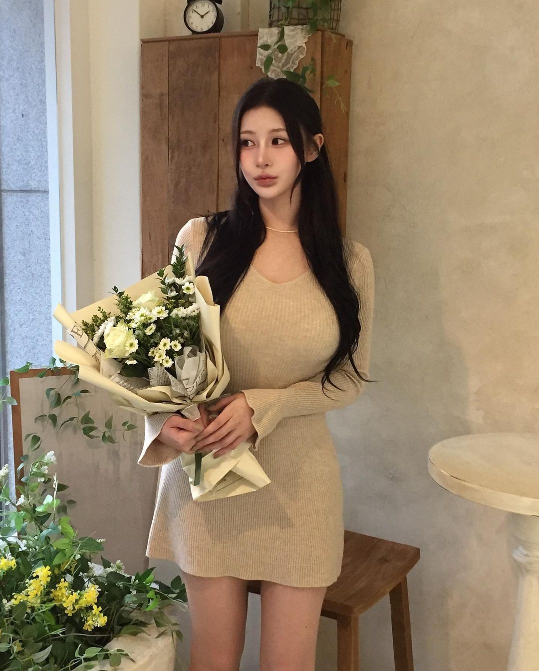 한껏 꾸민 지원이