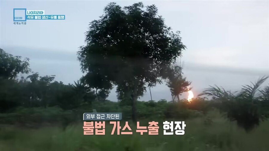 나이지리아 불법 석유 산업을 취재하러간 한국인 참기자