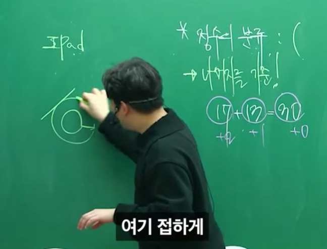 아이패드로만 문제를 잘 푸는 학생 ㄷㄷ