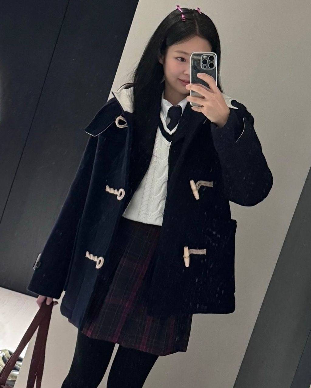 블랙핑크 제니가 알려주는 겨울 코디