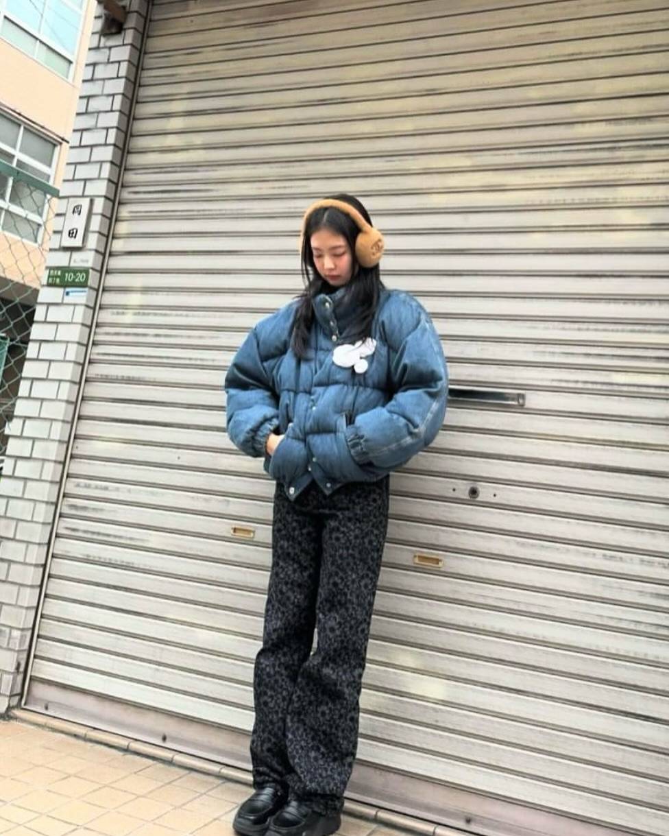 블랙핑크 제니가 알려주는 겨울 코디