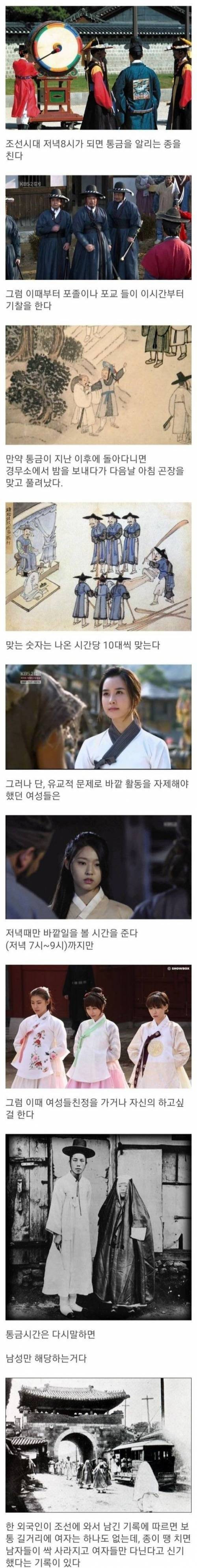 조선시대 통금