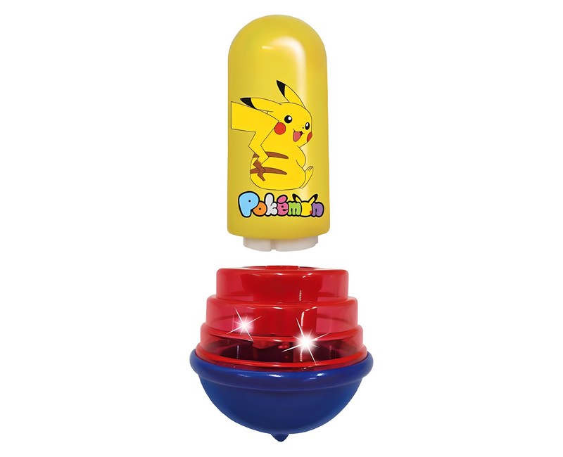 포켓몬스터 LED 불빛 배틀팽이, 1개, 랜덤 발송