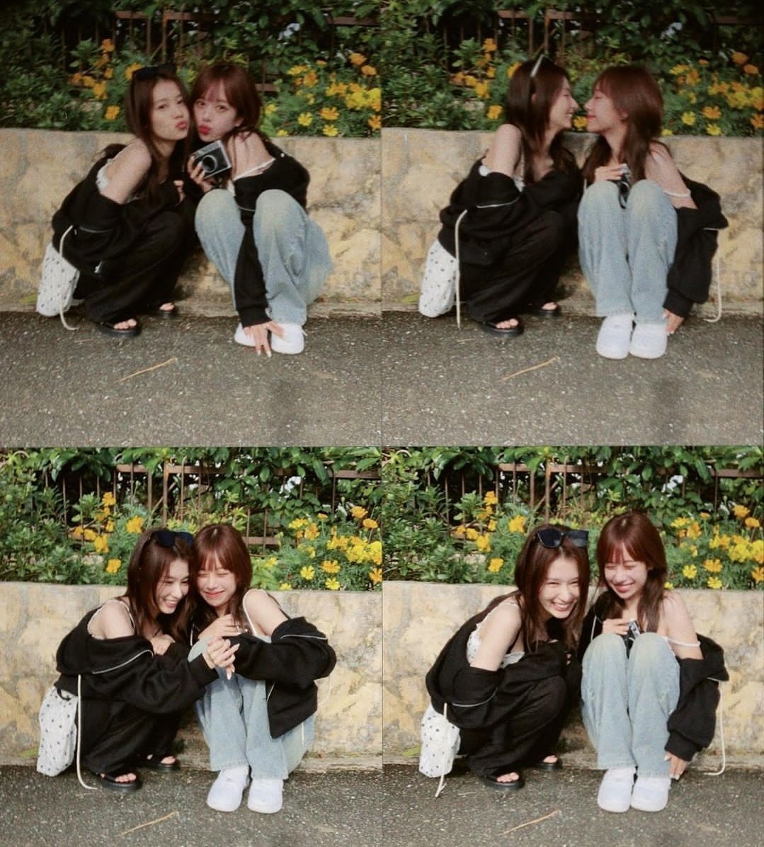 사나와 중학교 절친