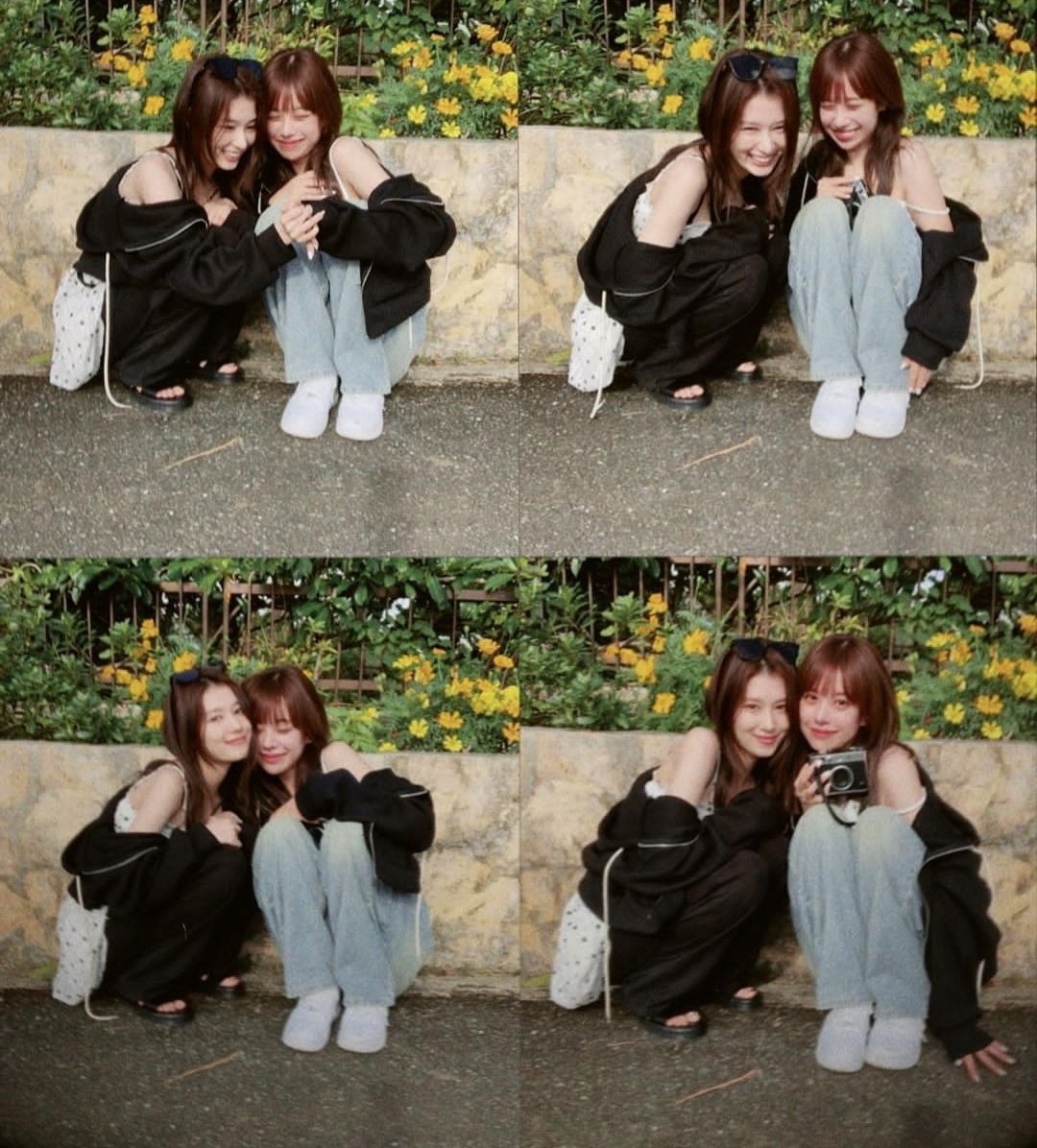 사나와 중학교 절친