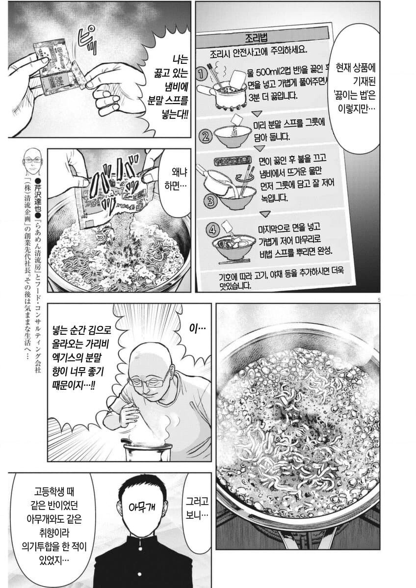 라면 전문가의 감기 퇴치법 ㄷㄷ...manhwa
