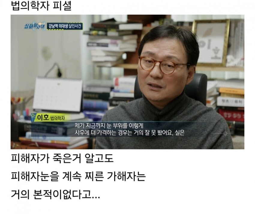 사람들이 아는것보다 훨씬 잔인했던 강남역 의대생 살인사건..