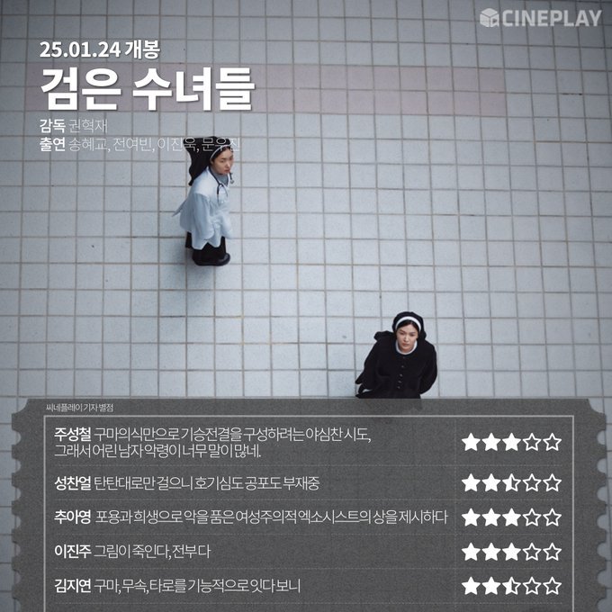 충격적인 검은 수녀들 평점