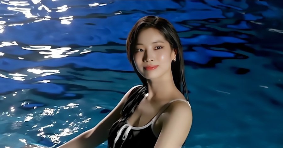 트와이스 피부좌 수영복 몸매...