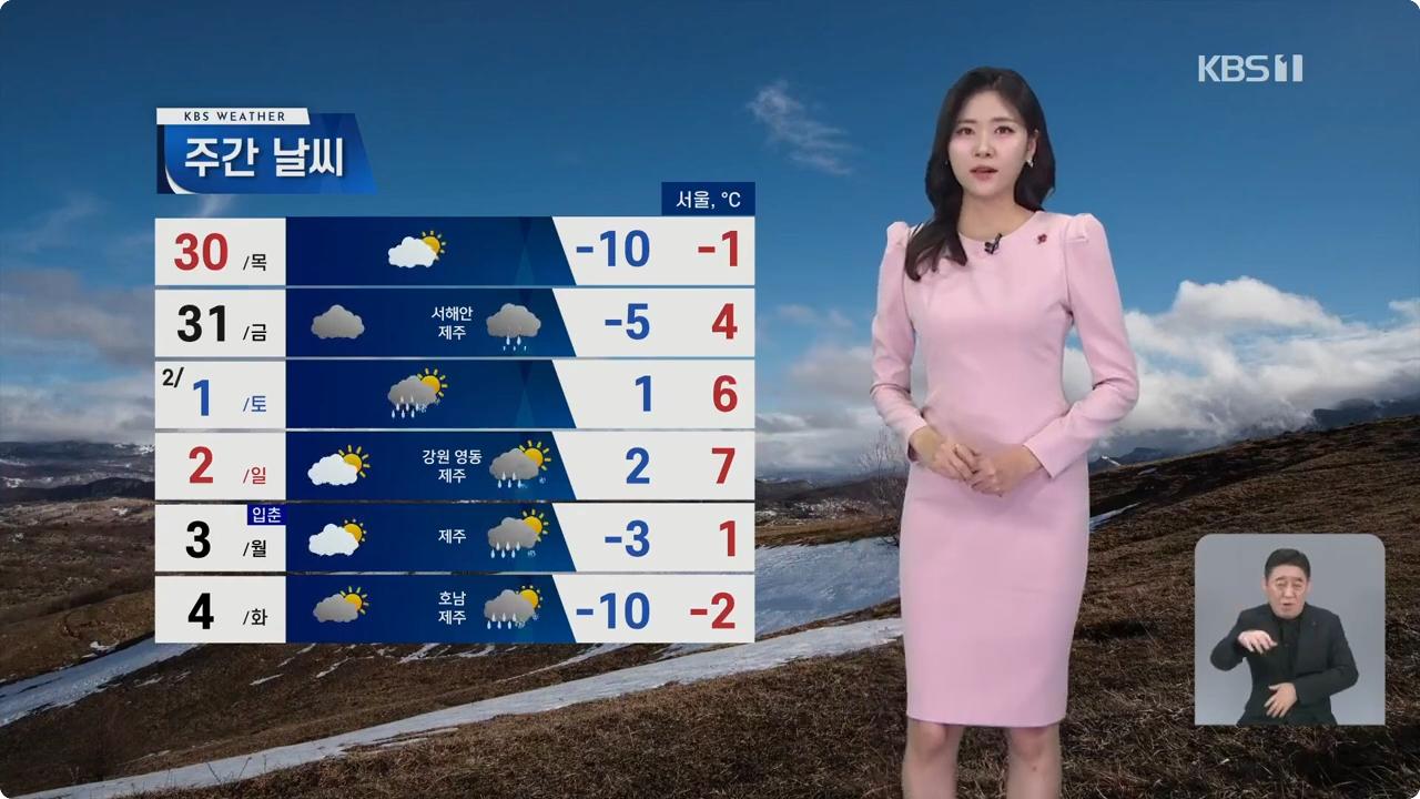 [날씨] 서울 아침 영하 7도…연휴 마지막 날까지 '강추위'