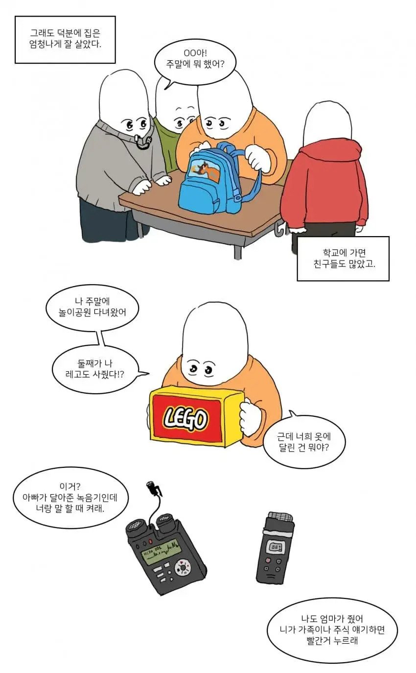 나만 빼고 가족이 다 회귀한 만화