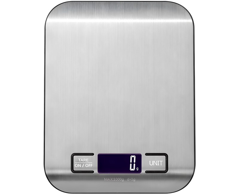 홈플래닛 스테인레스 디지털 백라이팅 주방저울 1kg