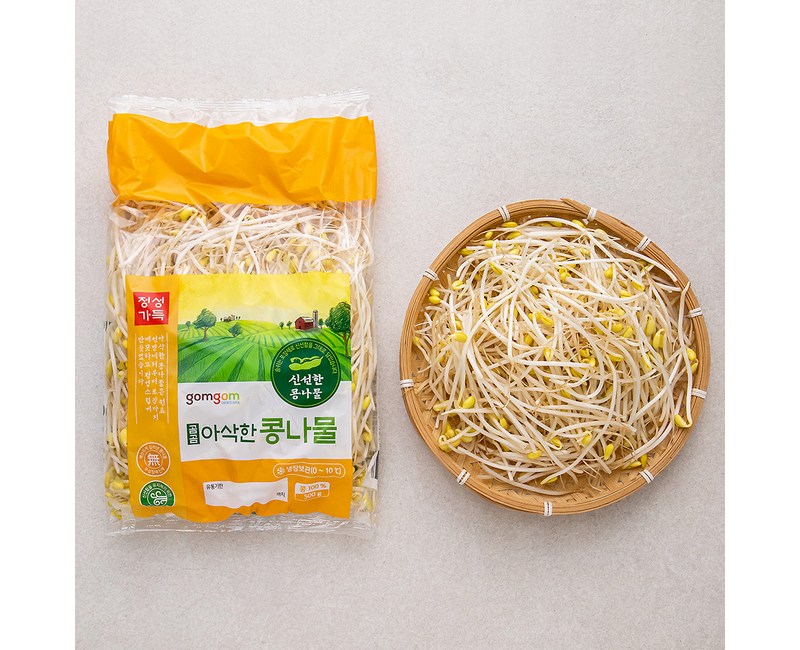 곰곰 아삭한 콩나물, 500g, 1봉