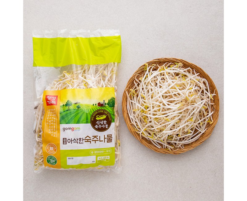 곰곰 아삭한 숙주나물, 500g, 1개