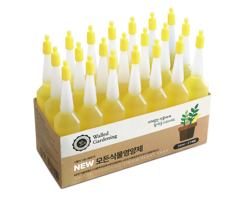 월드가드닝 NEW 모든 식물 영양제 앰플, 21개, 35ml