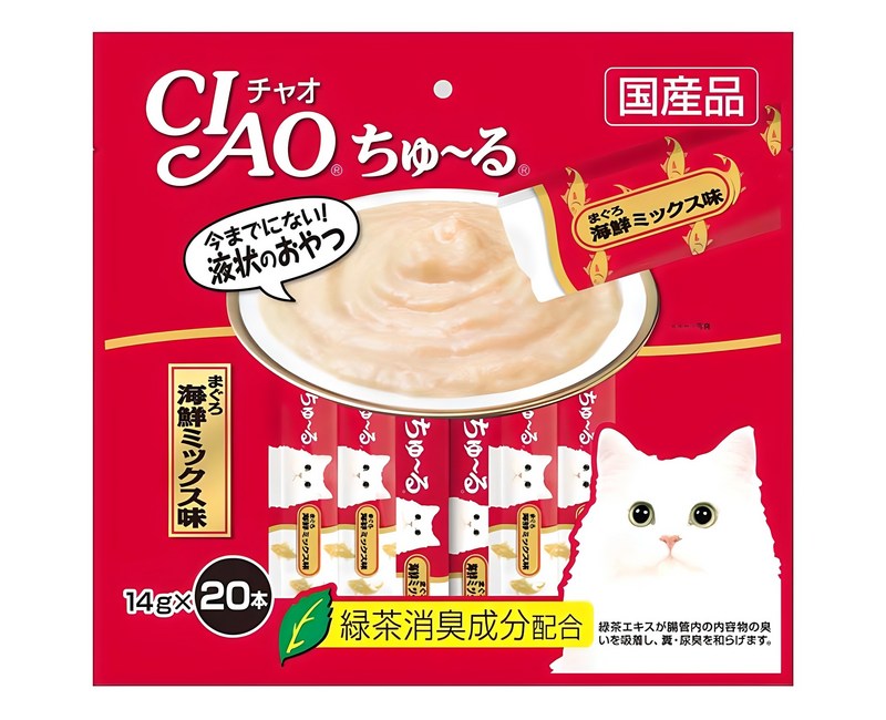 챠오 츄르 고양이간식 20p, 혼합맛(참치/해산물), 280g, 1개