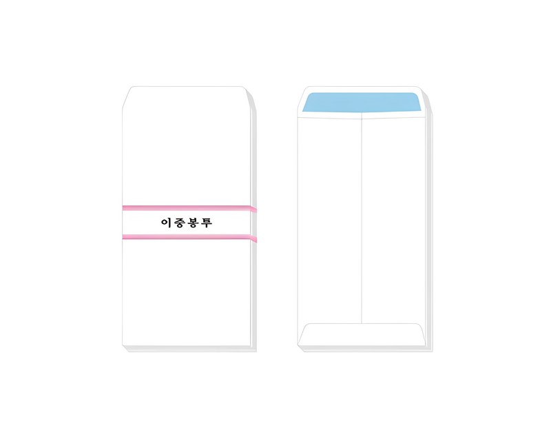 봉투를만드는사람들 이중 규격 봉투 100p, 100 x 205 mm, 1개
