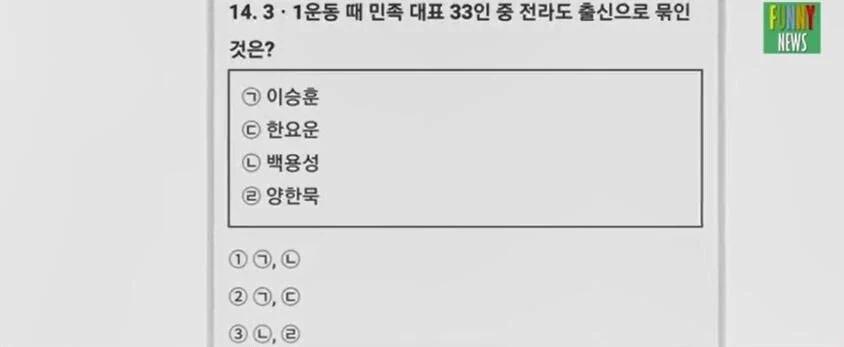 공무원 한국사 레전드 문제들