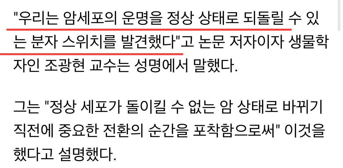 현재 카이스트 암 치료관련 연구 논문 2개 정리 ㅎㄷㄷㄷㄷ