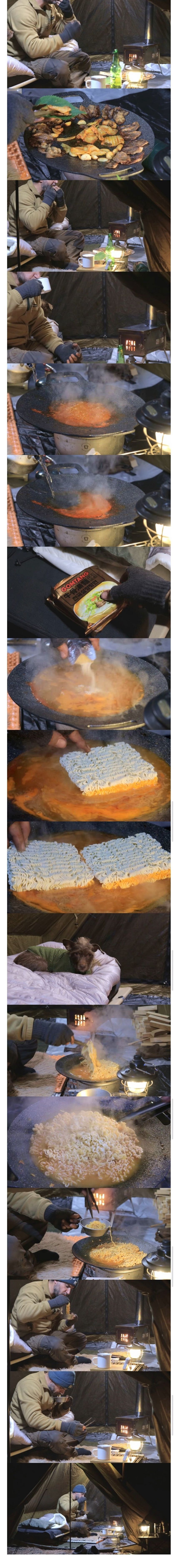 한국식 바베큐 해먹겠다는 외국인