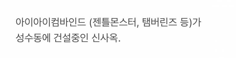 현재 반응 뜨겁다는 젠틀몬스터 신사옥