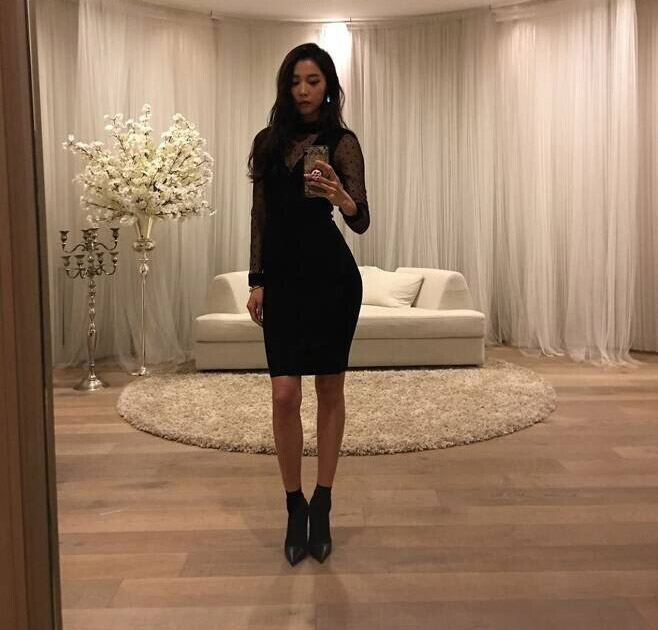 레이싱모델의 전설 오윤아 무보정 비율