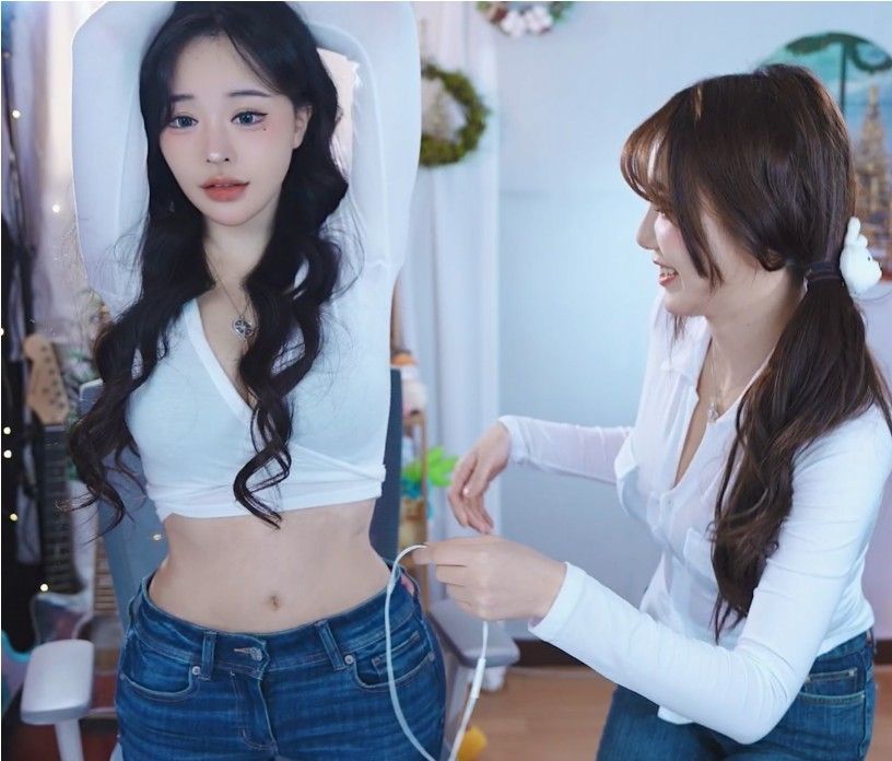 수련수련 손밍이랑 합방 몸매 구경