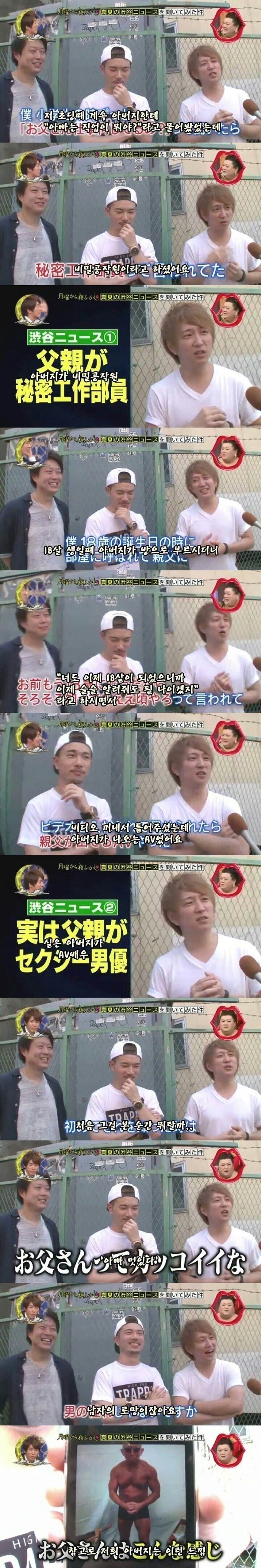 아버지의 직업을 알게된 아들 ㄷㄷㄷ