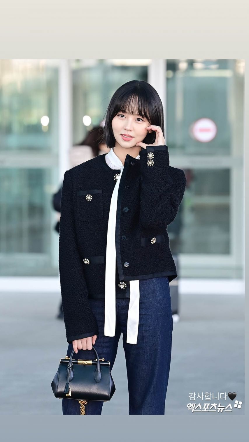 오늘자 밀라노로 출국하는 김소현
