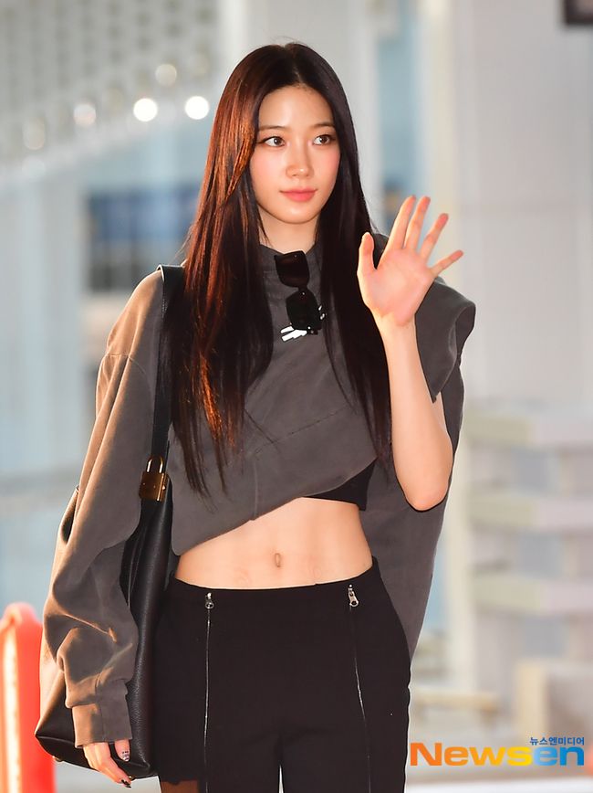 [르세라핌] 카즈하 배꼽