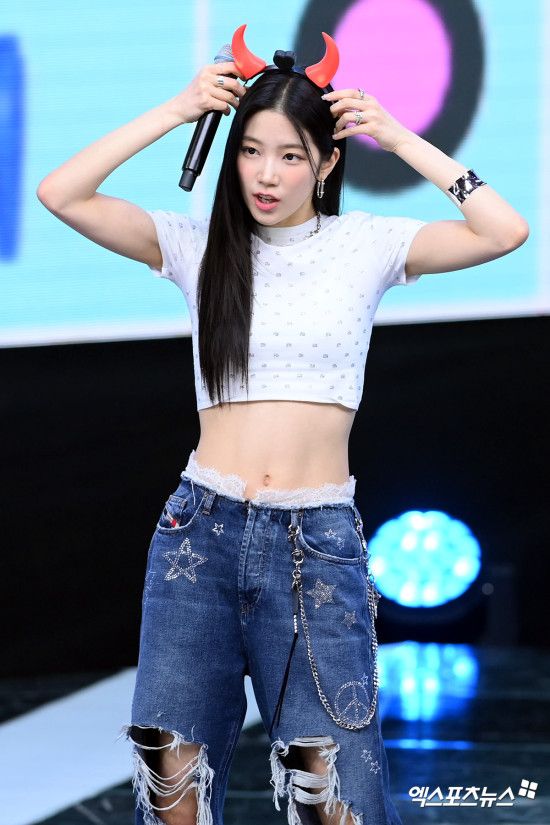 [르세라핌] 카즈하 배꼽