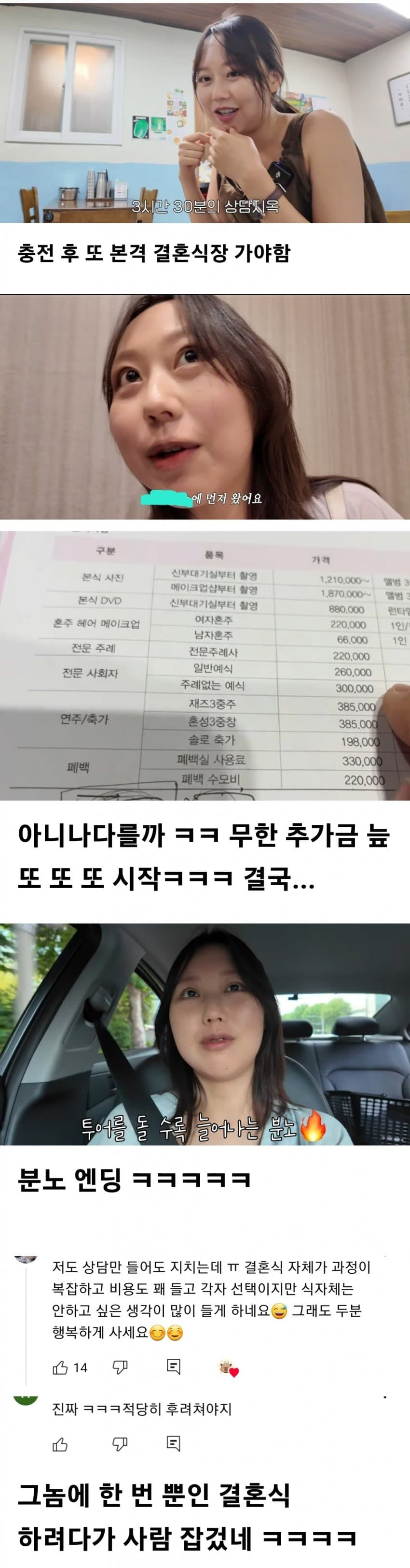 웨딩업체의 상술에 예비 부부 현타
