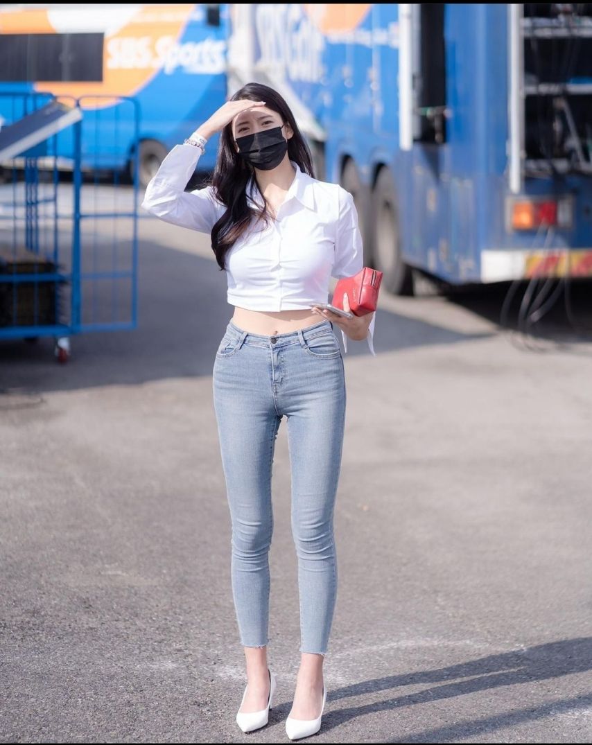 김이서 스키니진