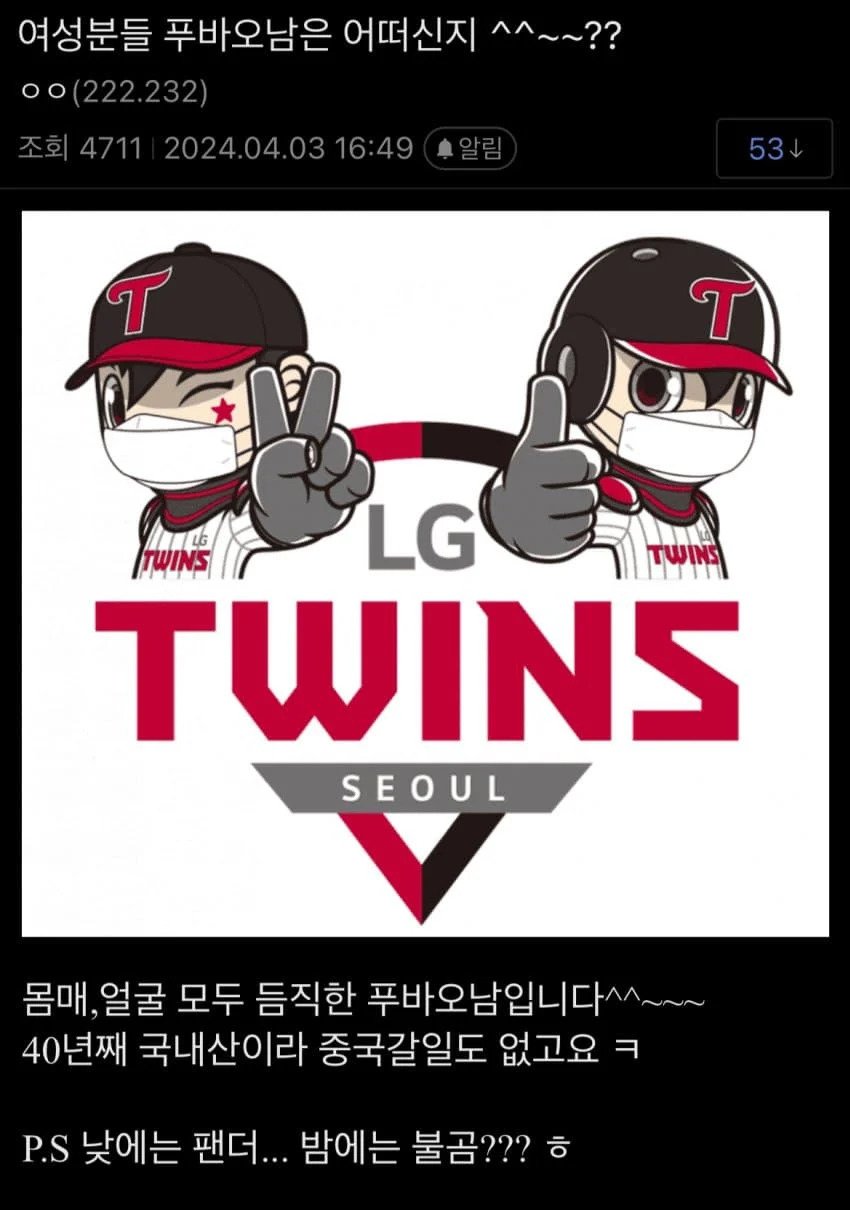 디시의 흔한 영포티 레전드